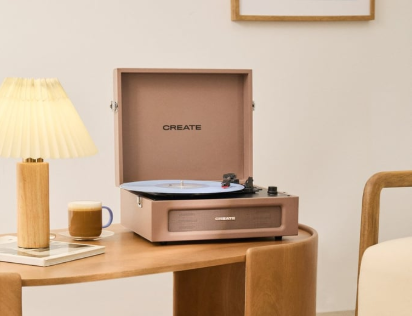 RECORD PLAYER RETRO – Gramofon retro z Bluetooth i USB